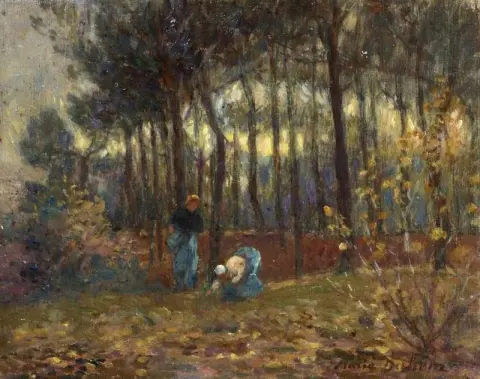 采集蔬菜，约 1910 年