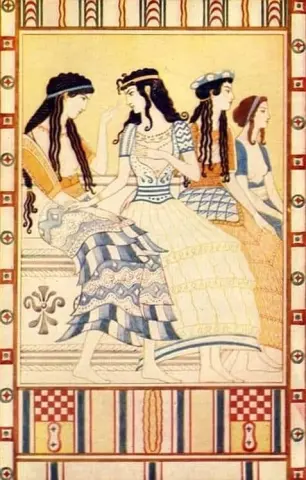 Dames van het Minoïsche hof 1917