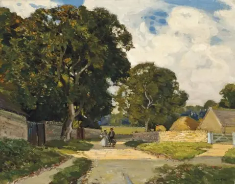 1908년경 Tewkesbury Road에서