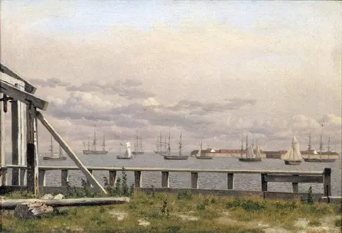 Utsikt Fran Kalkbranneriet I 哥本哈根 1825