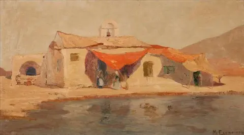 Church With Red Shade