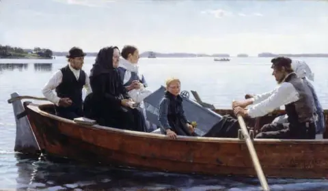 Lapsen hautajaiset 1879