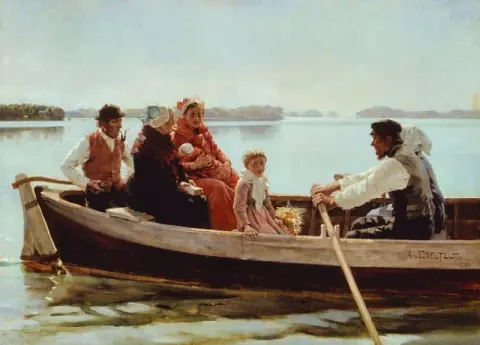 الذهاب إلى التعميد 1880