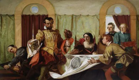 Сцена из фильма «Укрощение строптивой» 1860
