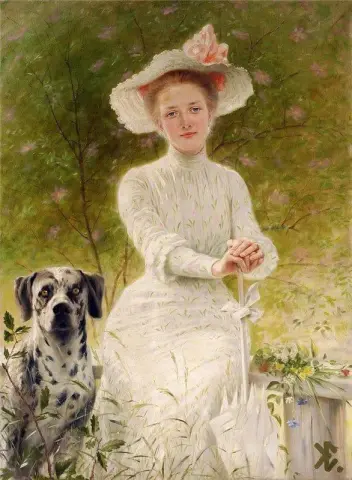 Retrato de Anne Sophie Ekenmann