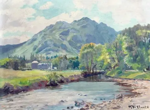 In de Trossachs-hooglanden, ca. 1900