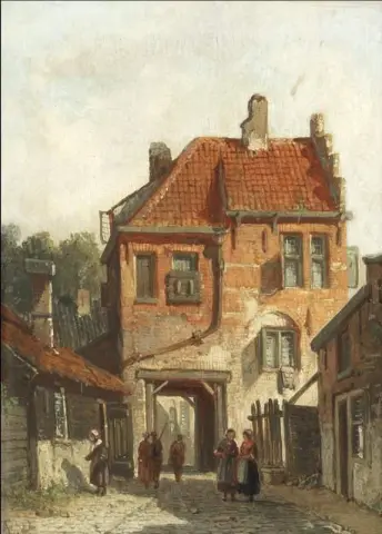 Uma vista de Wavre Bélgica
