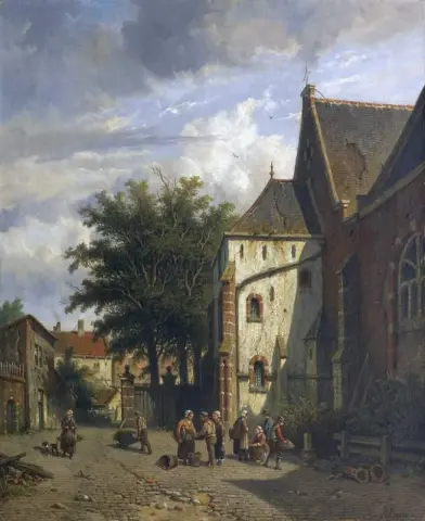 Compra de Westerkerk em Enkhuizen, Califórnia, 1880