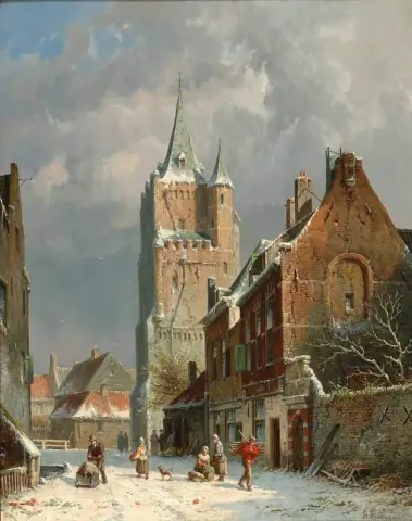 代尔夫特的 Voldersgracht