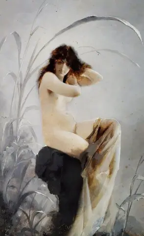 A Bathing Nymph