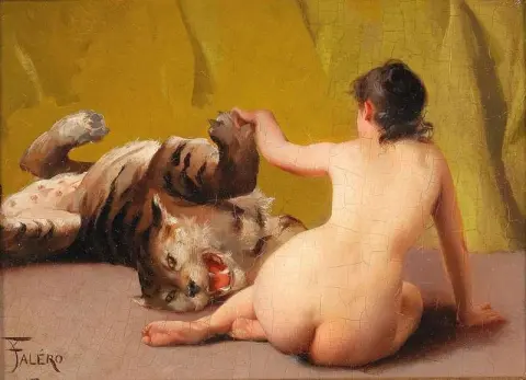 Playing With The Tiger 1877