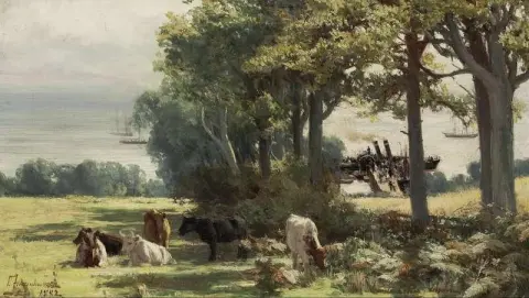 Lamlash-pier Arran 1882