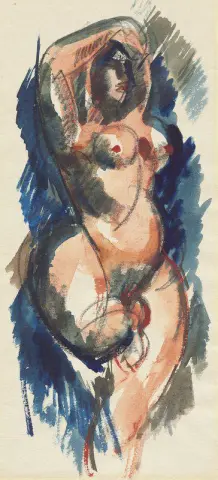 裸体 1916