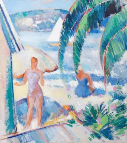 胡安海滩，约 1927 年