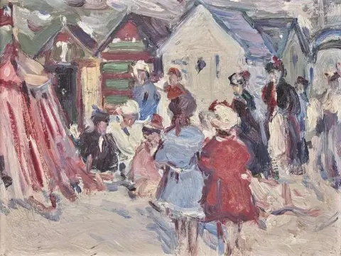 巴黎海滩沐浴小屋 1903