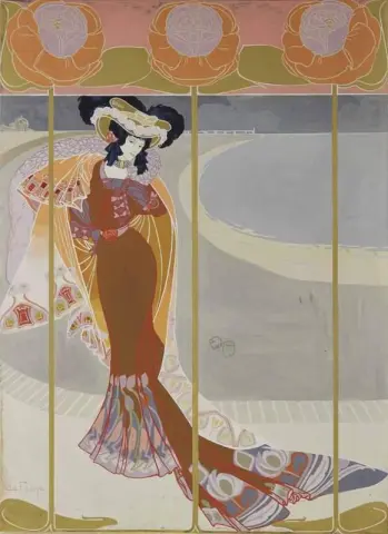 エレガント・オン・ザ・ビーチ 1901-05年頃