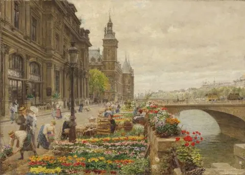 Набережная Окс Флер и Часовая башня, 1908 год.