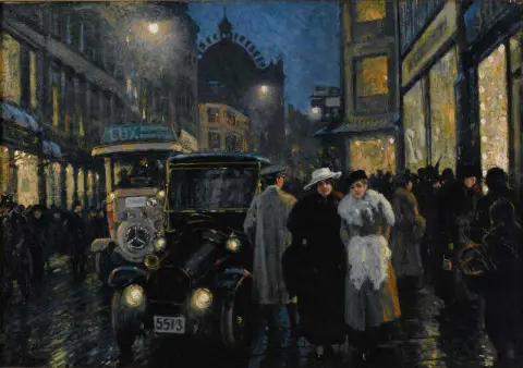 Ein Abendspaziergang auf dem Boulevard