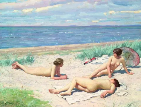 Ragazze sulla spiaggia 1