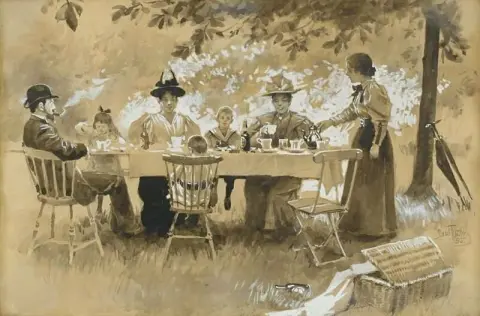 Γεύμα στον κήπο 1895