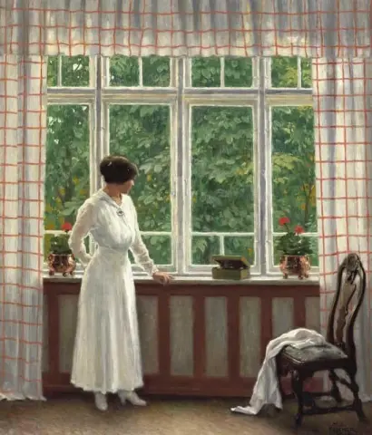 Ved und Vindue Pa Sofievej 1915