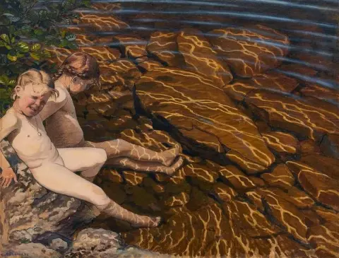 девушки у воды