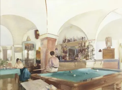 莱圭利亚台球酒吧，1927 年