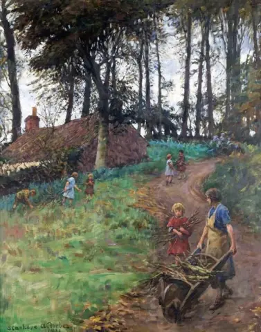 Een landweg