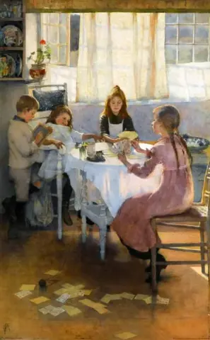 Een spelletje oude meid, ca. 1891