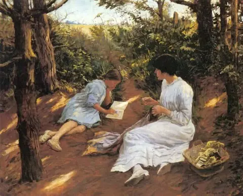 Tussen de dennen 1915