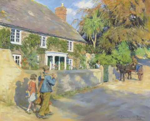 Een oud herenhuis in Cornwall, 1935