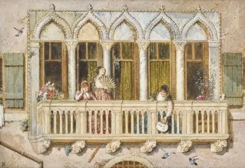 A Balcony On The Grand Canal Venice