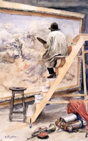 Jeanniot 画《火线》