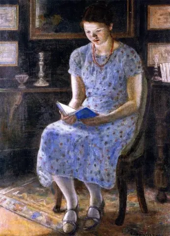Blauwe meisjeslezing 1935