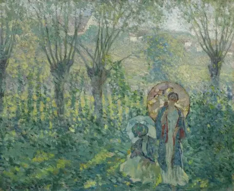 Op een wandeling ca. 1908
