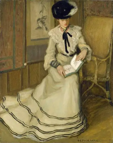 Lezend meisje ca. 1903-1904
