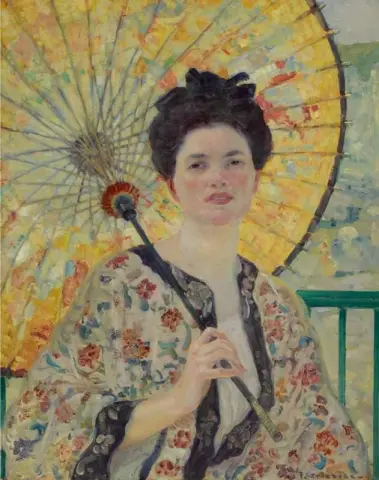 Japanse parasol ca. 1913