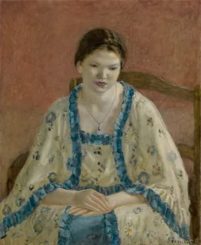 ルイ 15 世の衣装を着た少女の肖像画、1930 年頃
