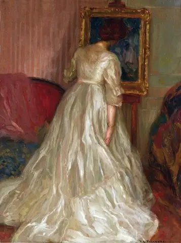 芸術家の妻サラ・フリーセケの肖像画、1905 年頃