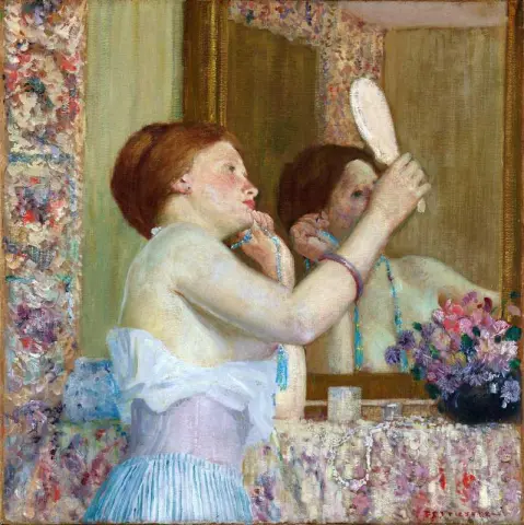 鏡を持つ女 1911