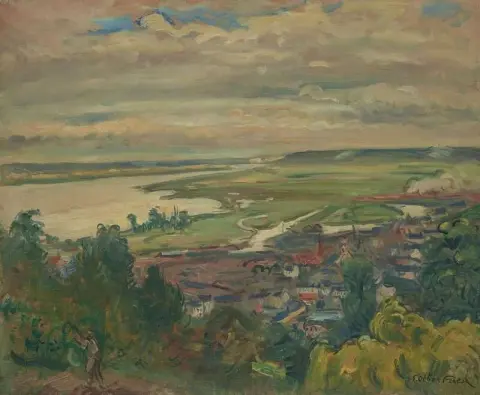 El estuario de Honfleur Hacia 1945-48
