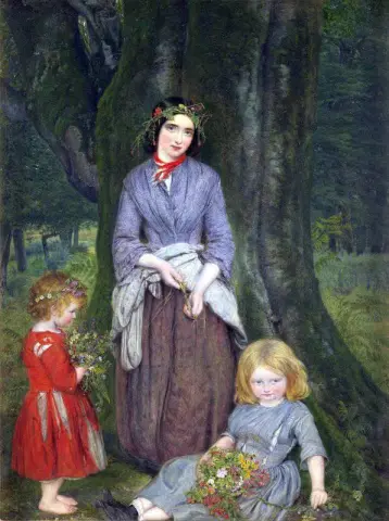 Ragazza dei fiori, 1855 circa