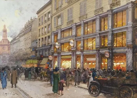 L Eglise De La Trinite Rue De La Chaussee D Antin Ca. 1905