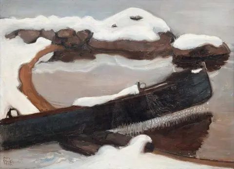 Una riva invernale
