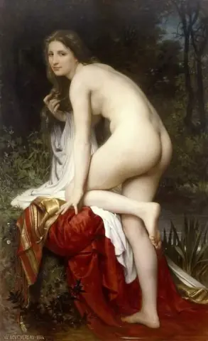 女人洗澡