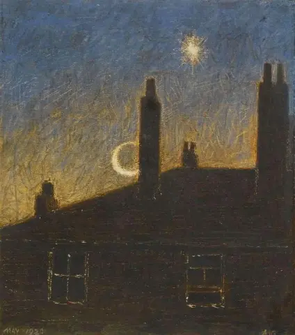 13 Calthorpe Road Moonlight 1924 뒷면
