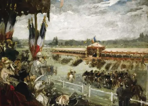 Desfile em Longchamp