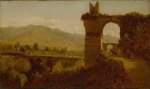Arco di Nerone a Tivoli da ovest 1868
