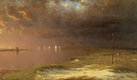 La foce del fiume Shrewsbury 1867