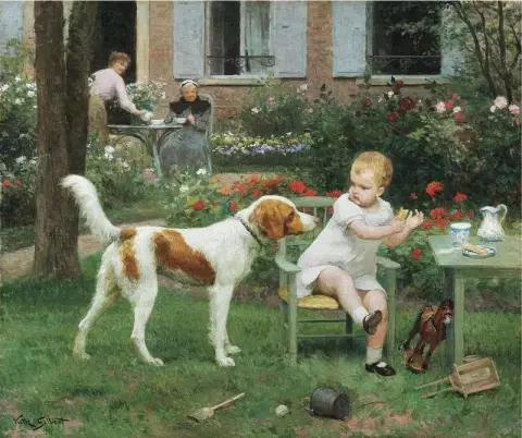 Baby S Snack Time 1907
